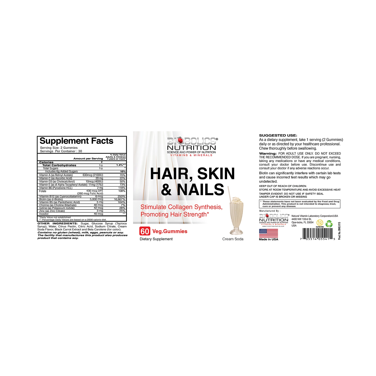 Hair Skin & Nails Gummies thumbnail 3