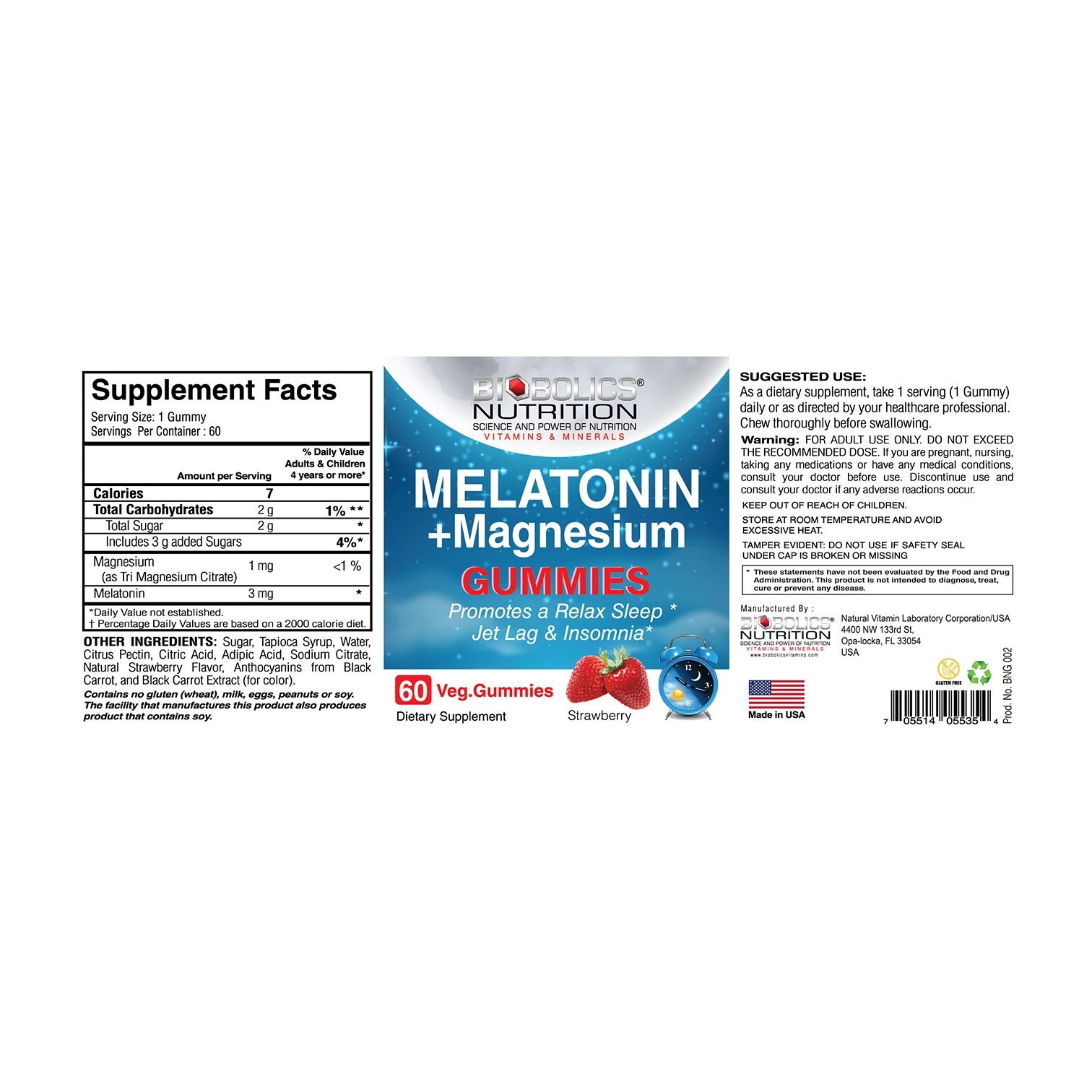 Melatonin + Magnesium Gummies thumbnail 3