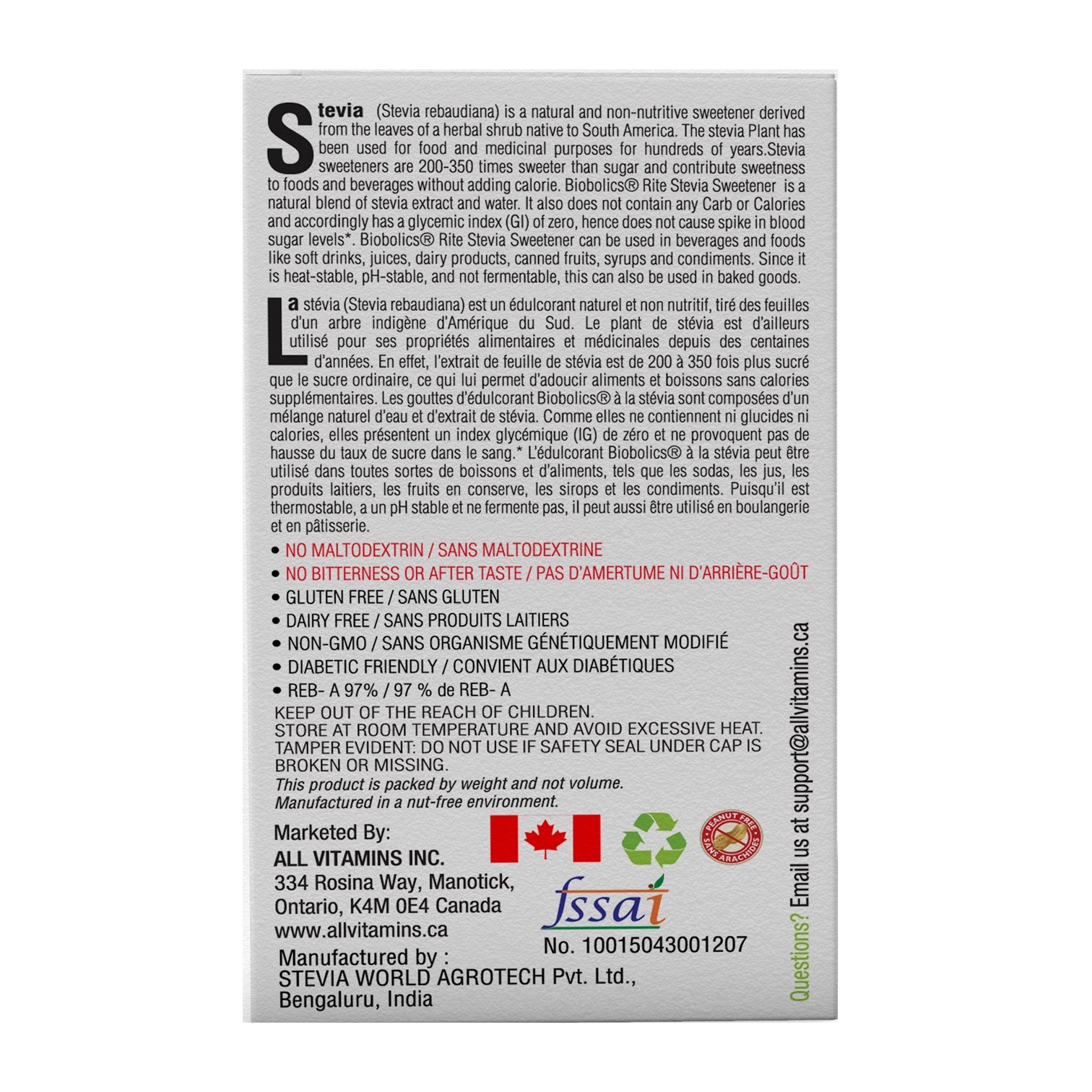Stevia Packets (100 Count) thumbnail 5