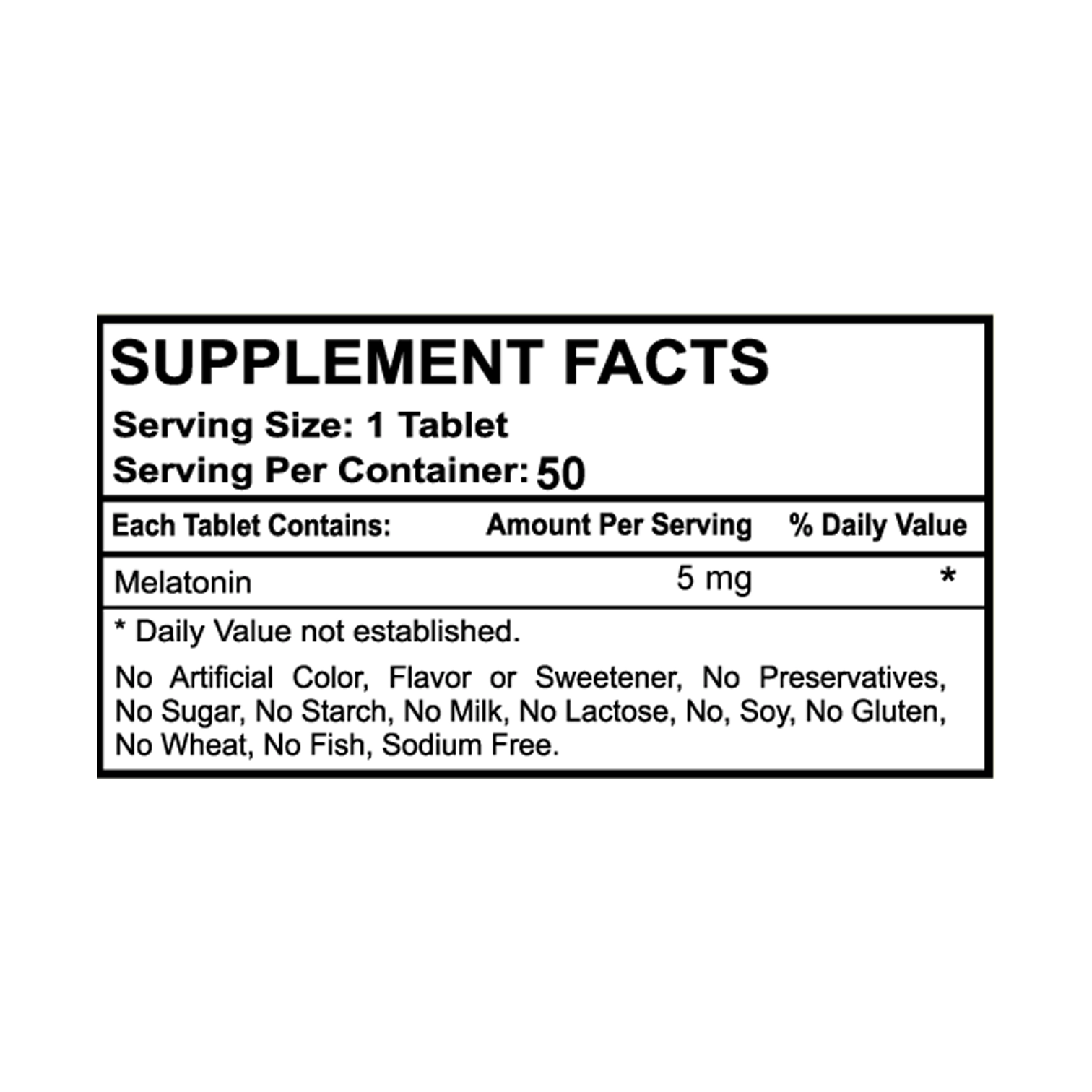 Melatonin 5 mg thumbnail 2